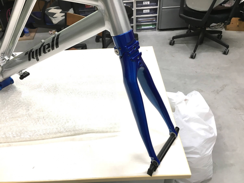 Tyrell Bike FX Blue Edition Limited Detail